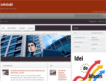 Tablet Screenshot of infogold.ro